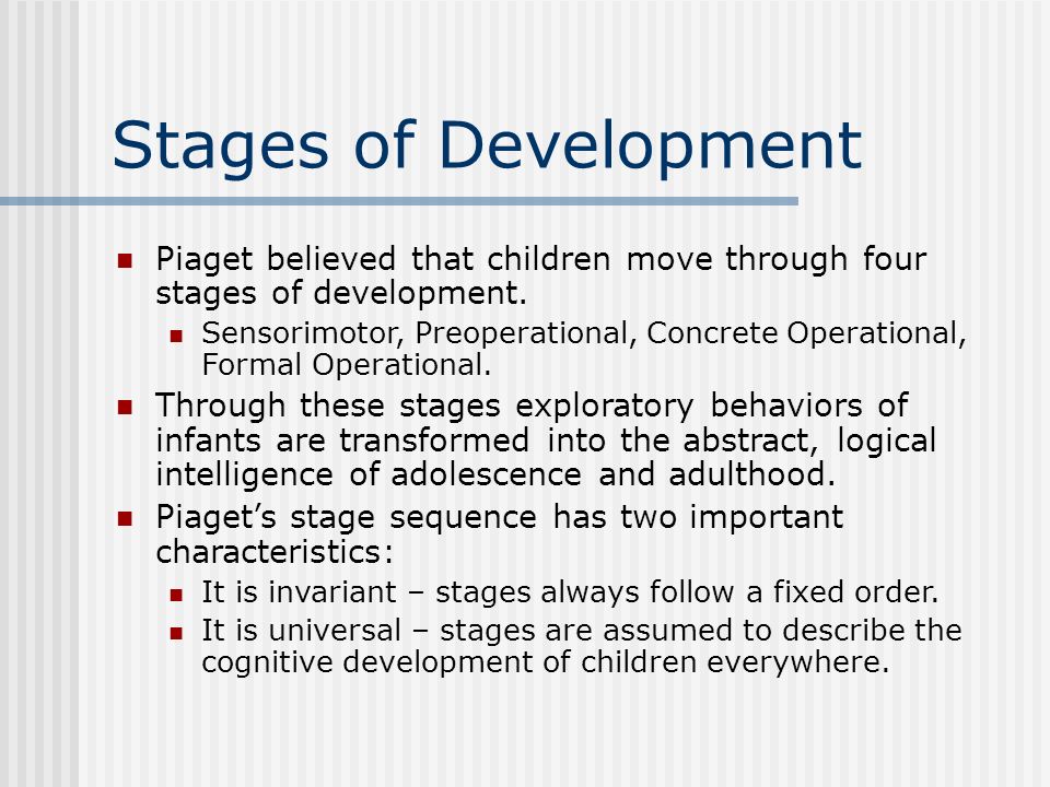 JEAN PIAGET Early Years ppt download